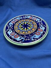Dip A Mano Italy Decorative 8 “ Hanging Plate Piccadilly