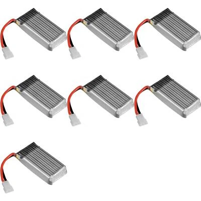 Holy Stone M62 H107-A24 Battery 3.7v 380mAh 25c Li-Po RC 20mm x 39mm 7 Pack - Image 1 of 3