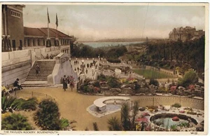 Alte Postkarte Der Pavillon Steingarten Bournemouth verschickt 1938 - Bild 1 von 2