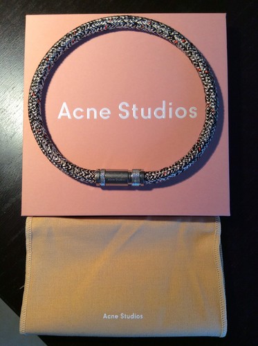 Bracciale Avvolto Girocollo Cavo Acne Studios Nuovo Raro!!! Da collezione!!!