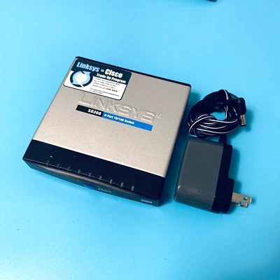 LINKSYS CISCO SD208 Ver 1.2 8-Port 10/100Mbps Network Ethernet Switch - Image 1 of 4