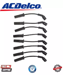 OEM-ACD Spark Plug Wire Set 9748UU W/Heat Shield For LS3 LS7 LS9 Chevy GMC - Picture 1 of 1