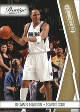 2010-11 Prestige Bonus Shots Gold Mavericks Basketball Card #24 Shawn Marion/249