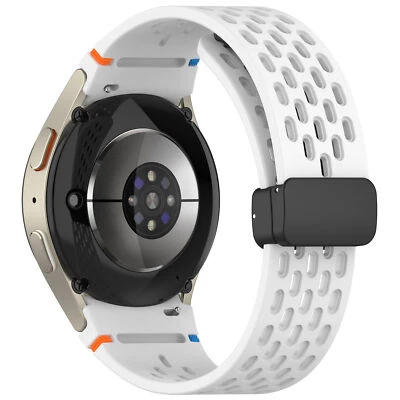 New Magnetic Silicone Strap Band For Samsung Galaxy Watch 7 6 5 4 40 44mm/5 Pro - Image 1 of 4