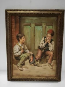 Giuseppe Barison (Trieste 1853, 1931) Venezia olio su tela 30x40 cm - Picture 1 of 9