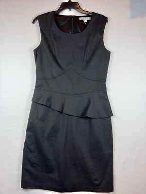 Vestido Vaina Max And Cleo Talla 10 Negro Sin Mangas Volantes Cintura Detalle Fiesta Foto 1 de 4