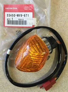 91-93 HONDA CBR600F2 LEFT FRONT TURN SIGNAL INDICATOR Part No. 33450-MV9-671 - Picture 1 of 2