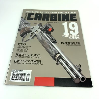 GUNS & AMMO CARBINE MAAGAZINE 19 PISTOL CALIBER CARBINES ISSUE 2019 - Image 1 of 4