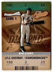 2003 Fleer Authentix Balcony Lyle Overbay /250 #110 Arizona Diamondbacks - Picture 1 of 2