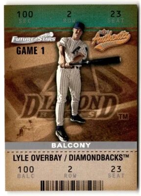 2003 Fleer Authentix Balcony Lyle Overbay /250 #110 Arizona Diamondbacks - Image 1 of 2
