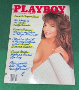 VINTAGE PLAYBOY MAGAZINE OCTOBER 1987 DONNA MILLS - Picture 1 of 3