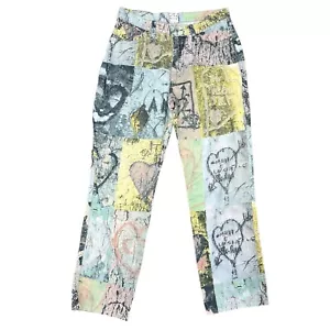 Roberto Cavalli - Rare Cavalli Vintage Heart Print Jeans - Picture 1 of 9