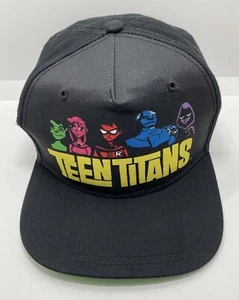 Teen Titans Youth OSFM Adjustable SnapBack Hat Cap Black - Picture 1 of 6