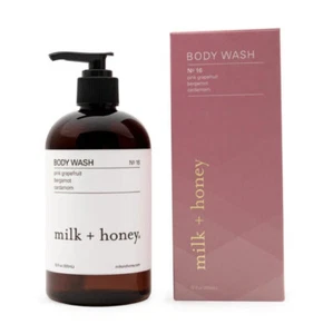 milk + honey Gentle Body Wash No 16 Grapefruit Bergamot Cardamom 12 oz **READ!! - Picture 1 of 10