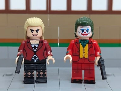 Custom 2 fig JOKER and harley queen from BATMAN CASSIC joker in BATMAN - Image 1 of 3