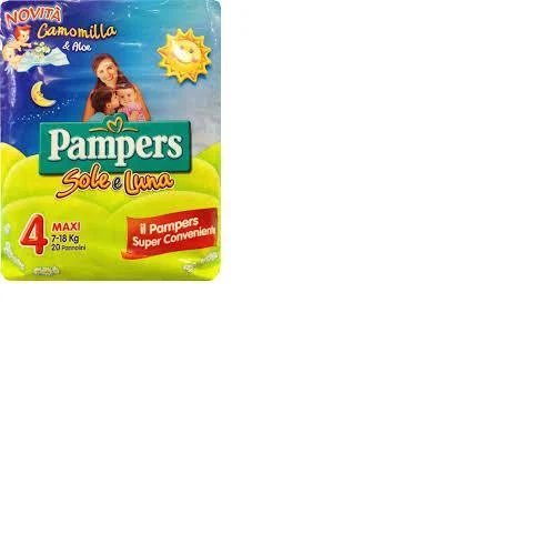 36X PAMPERS SOLE E LUNA PANNOLINI SCEGLI TU LA MISURA 2- 3- 4- 5- 6 - Immagine 1 di 1
