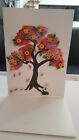 Quilling Cards-Handmade Quilled Papper Greeting Card,Happy Birthday,Conz,Flowers