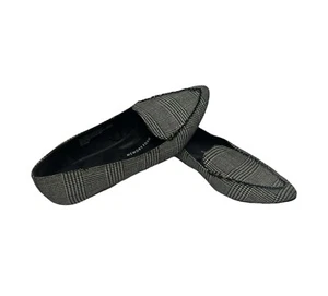 Time and Tru Women's Loafers Flats Slip On Shoes Size 8.5 in Black And White - Picture 1 of 8