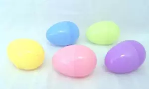 Pastel Colors Easter Egg Hunt Holiday Party Favor Small Fillable Plastic Eggs - Picture 1 of 1