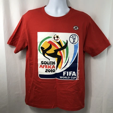 2010 Official South African Fifa World Cup Mens Size Large Multi-color TShirt Cover