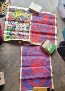 3 VINTAGE BLACKLIGHT POSTERS LOT OF 3  - Picture 1 of 23