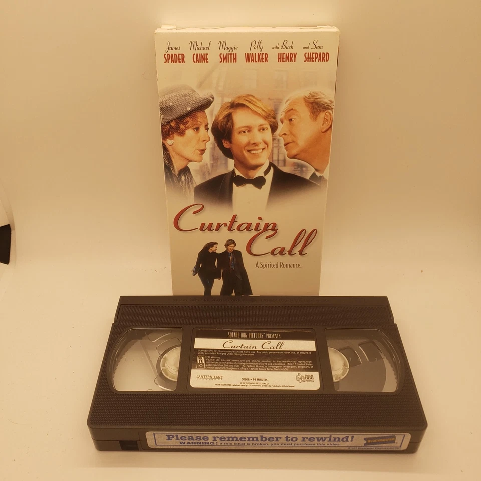 VHS Tape – Curtain Call James Spader Michael Caine - Image 1 of 1