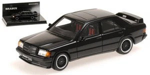 Minichamps 1989 MERCEDES BENZ 190E 3.6 S BRABUS BLACK 1:43 New Item! - Picture 1 of 4