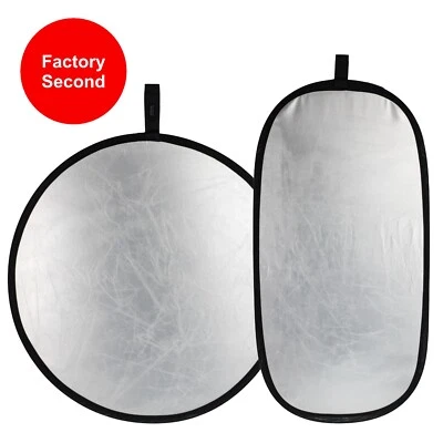 2 Rogue Reflectors (Factory Seconds) - 32" Silver/White + 20x40" Silver/White - Image 1 of 4
