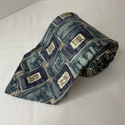 Barrington Men's Necktie 100% Imported Silk Printed in Italy Made in USA - Image 1 of 4