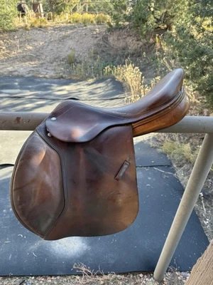 Amerigo Итальянское Седло для Прыжков для Диджеев 17,5" Среднее Дерево Нормальный Клапан Б/у - Изображение 1 из 4