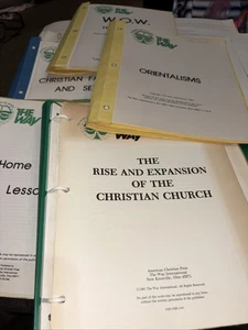 Large Lot Of The Way Course Lessons, Handbook, Filled In Paperwork - Imagen 1 de 19