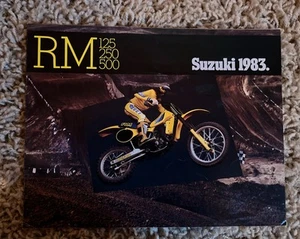 1983 Original Suzuki RM125 RM250 RM500 Sales brochure - Picture 1 of 3