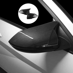 Carbon Fiber ABS Rearview Mirror Cover Trim For Hyundai Elantra CN7 N 2021-2023 - Picture 1 of 4
