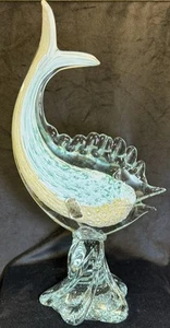 Vintage Hand Blown Murano Venezia Tropical Fish Art Glass Sculpture Made Italy - Picture 1 of 4