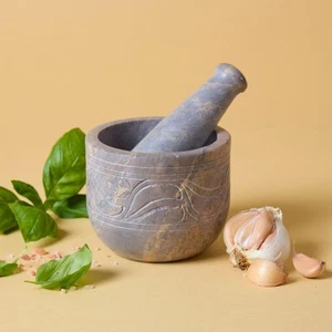 Small Mortar Pestle Set, Kitchen Tools, Kitchen Countertop Decor, Grinding, C... - Picture 1 of 9