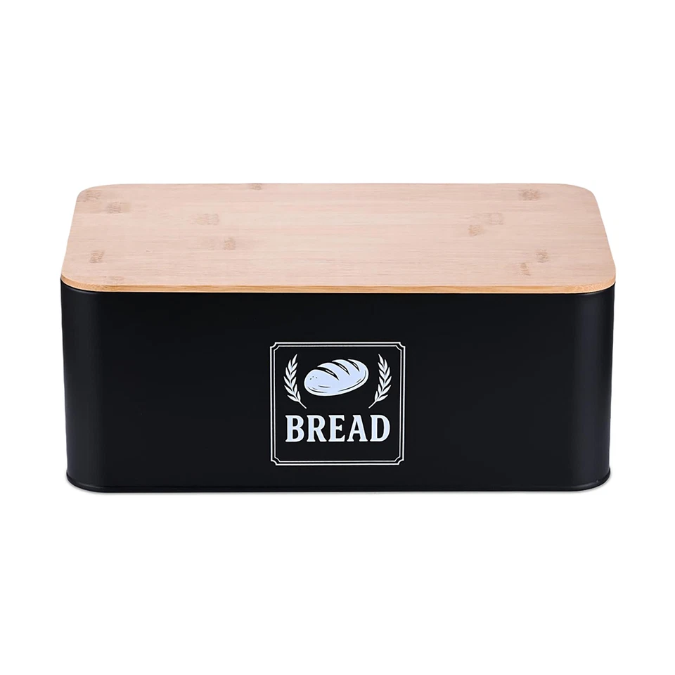 Brotkasten Brotaufbewahrung Brotaufbewahrungsbox Brottopf Brotbehälter Metall - Bild 1 von 1