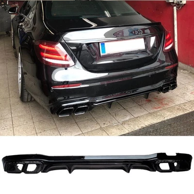 Difusor trasero para Mercedes Clase E W213 negro brillante - Imagen 1 de 4