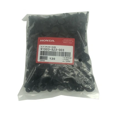 120Pcs Bumper Clips 10mm Hood Fender Push Rivets Retainer Fasteners for Honda US - Image 1 of 2