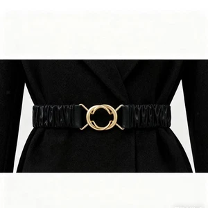 Elastic Waist Belt Casual Decor Cinch Belt for Clothes Winter Outwear Jacket - Picture 1 of 7