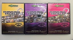 Korda Thinking Tackle Season 3 5 & 7 Carp Fishing Carping DVD Bundle x3 NEW - Picture 1 of 5