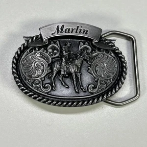 Marlin Firearms Co. Americas Rifle Maker Commemorative 1992 kleine Gürtelschnalle - Bild 1 von 7