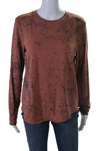 Ivivva by Lululemon Womens Crew Neck Long Sleeve Athletic Top Orange Size 8 - Picture 1 of 3