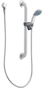 Moen Commercial Chrome/stainless slide bar/grab bar shower - 52224GBM17 - Chrome - Picture 1 of 3