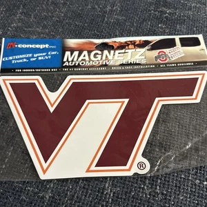 NOS NUOVO Virginia Tech Hokies VT Auto Camion Cassetta degli Attrezzi Decalcomania Magnetica - 9" - Foto 1 di 4