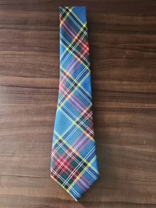 Schottische Wolle Schottenkaro Krawatte MACBETH 3,5" breit wunderschön! - Bild 1 von 5