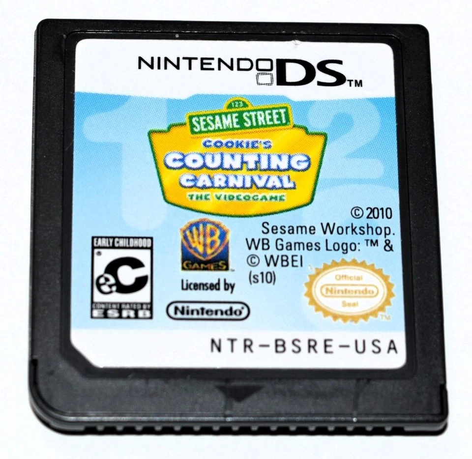 SESAME STREET: COOKIE'S COUNTING CARNIVAL NINTENDO DS GAME 3DS 2DS LITE DSI XL - Image 1 of 1