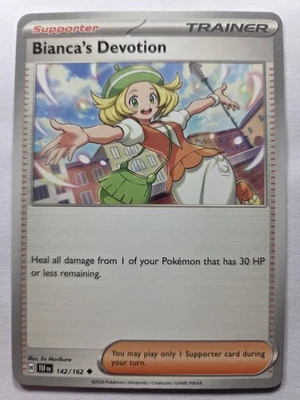 Bianca's Devotion 142/162 TEF SV05: Temporal Forces Uncommon Normal NM Pokemon T - Image 1 of 2