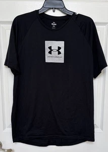 Under Armour Tech Black Short Sleeve Size Medium - Picture 1 of 4