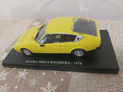 MODELLINO AUTO STATICO CENTAURIA MATRA SIMCA BAGHEERA 1974 CON VETRINA 1:24 - Immagine 1 di 4
