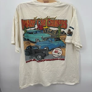 Y2K Ernie Adams Dwarf Car '39 Promotions Cruisers Graphic Vintage Tshirt Size XL - Picture 1 of 6
